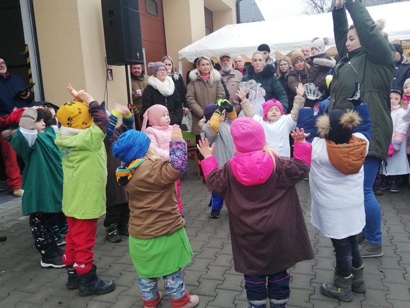 Vystoupen pi pleitosti rozsvcen vnonho stromu